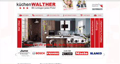 Desktop Screenshot of kuechenwalther.de